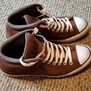 9.5 Converse Chuck Taylor Suede HI Tops!